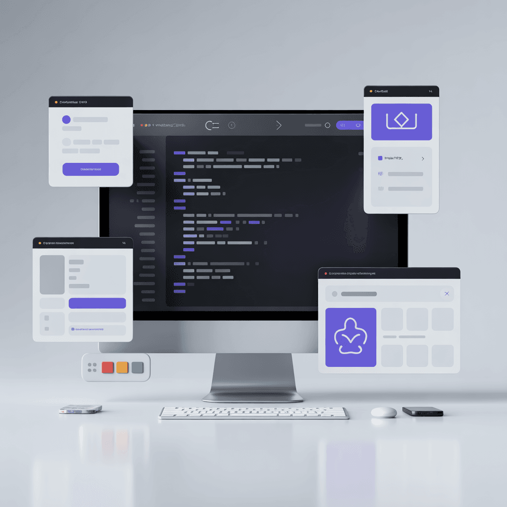 Frontend Development (React / Next.js / Tailwind) illustration